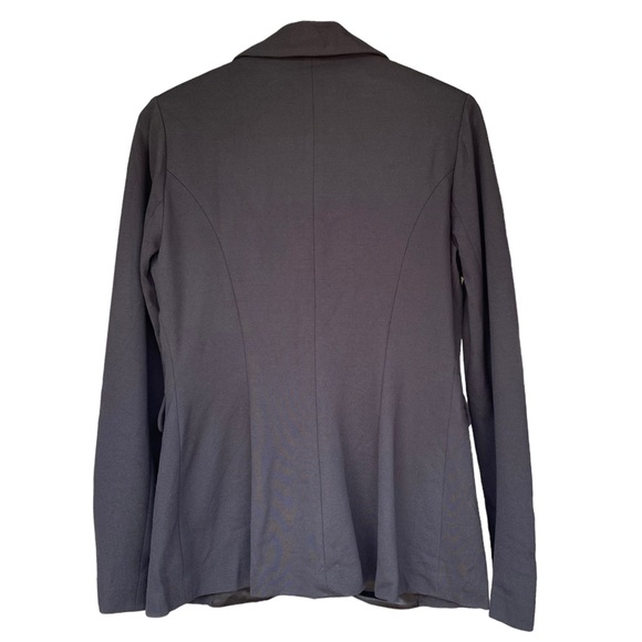 CAbi Black Tuxedo Mixed Media Blazer Jacket Women's Small - Picture 2 of 5